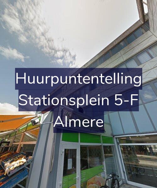 Foto gevel Huurpuntentelling voor Stationsplein 5-F, Almere