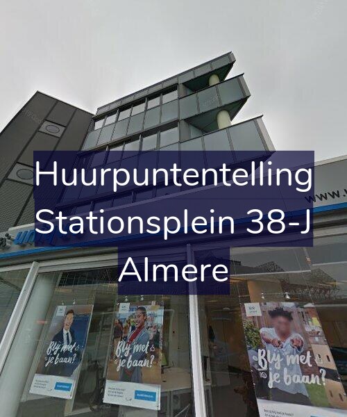 Foto gevel Huurpuntentelling voor Stationsplein 38-J, Almere
