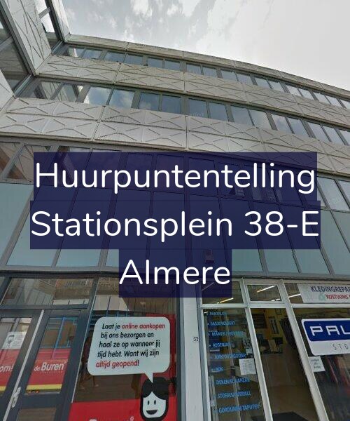 Foto gevel Huurpuntentelling voor Stationsplein 38-E, Almere