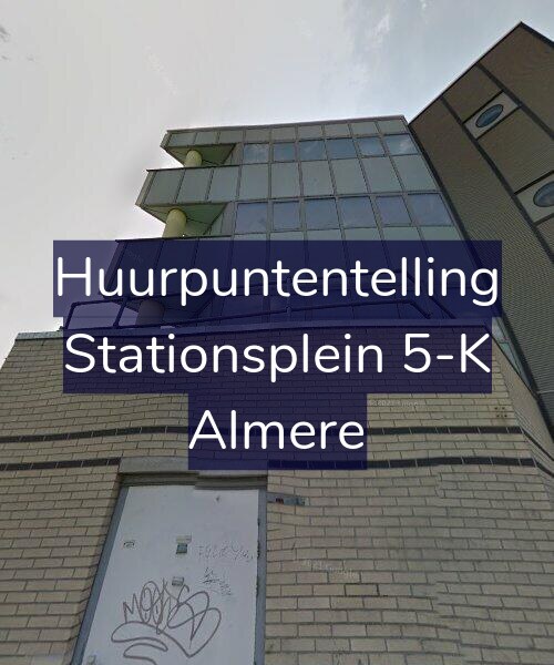 Foto gevel Huurpuntentelling voor Stationsplein 5-K, Almere
