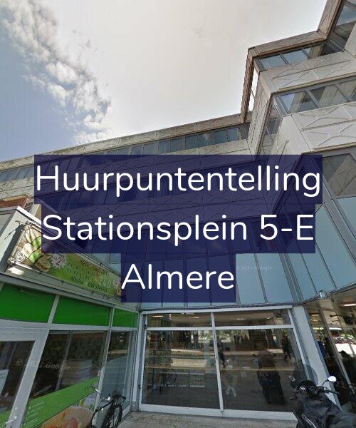 Foto gevel Huurpuntentelling voor Stationsplein 5-E, Almere