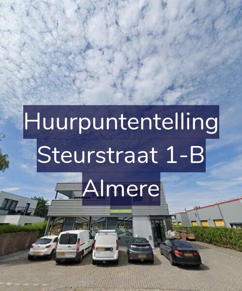 Foto gevel Huurpuntentelling voor Steurstraat 1-B, Almere