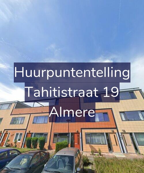 Foto gevel Huurpuntentelling voor Tahitistraat 19, Almere