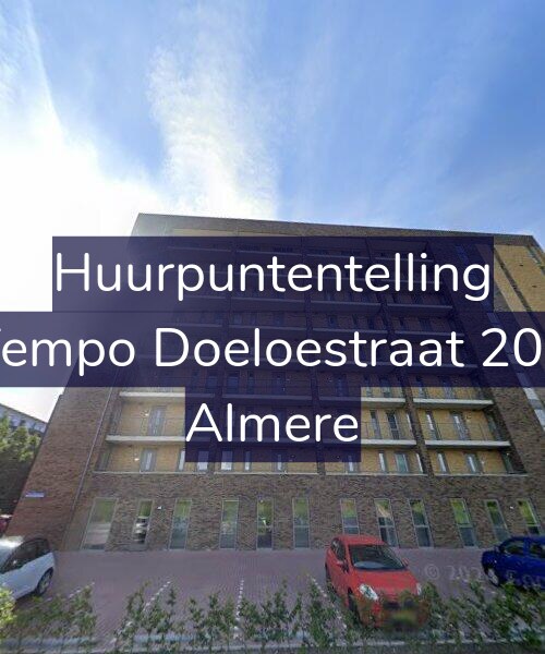 Foto gevel Huurpuntentelling voor Tempo Doeloestraat 207, Almere