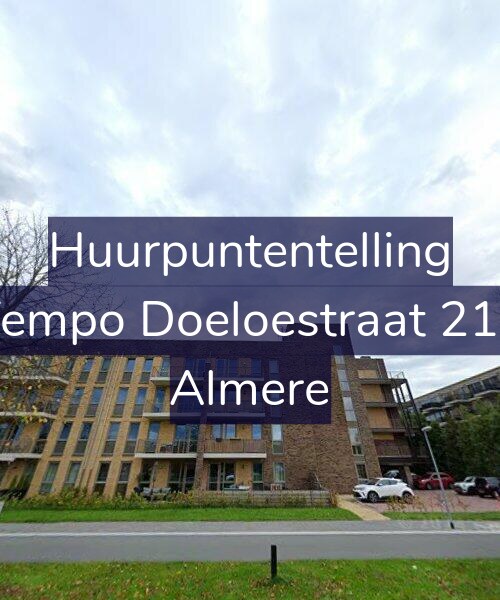 Foto gevel Huurpuntentelling voor Tempo Doeloestraat 212, Almere
