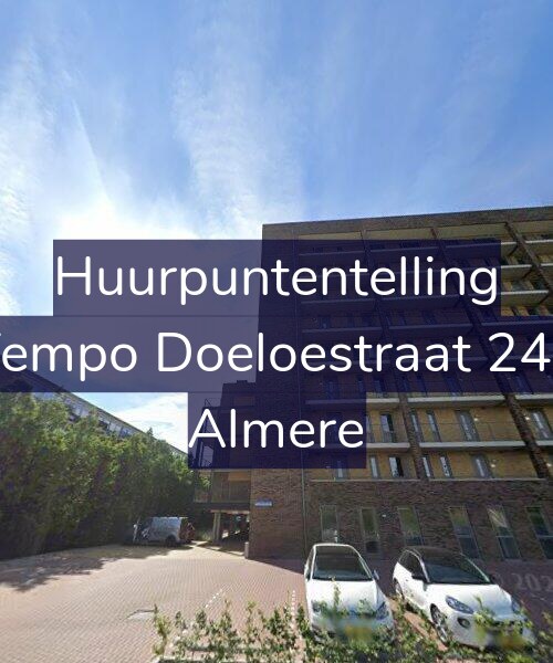 Foto gevel Huurpuntentelling voor Tempo Doeloestraat 242, Almere