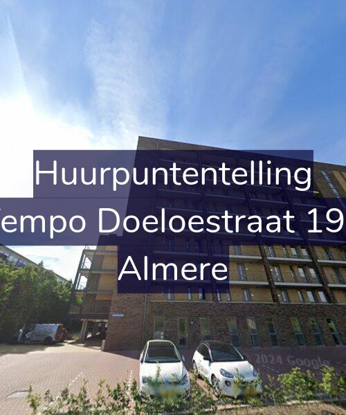 Foto gevel Huurpuntentelling voor Tempo Doeloestraat 198, Almere