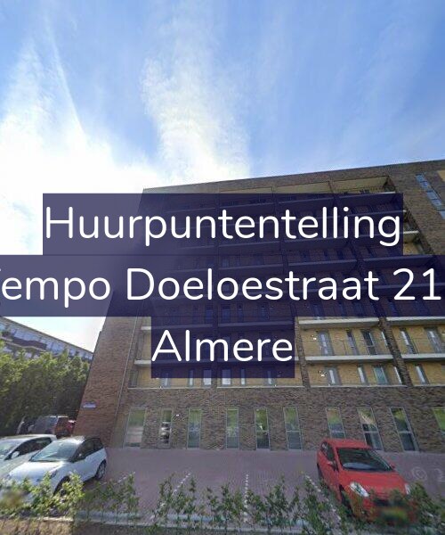 Foto gevel Huurpuntentelling voor Tempo Doeloestraat 211, Almere