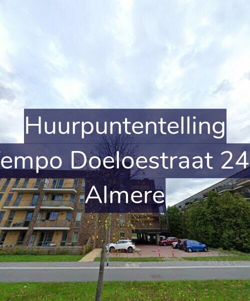 Foto gevel Huurpuntentelling voor Tempo Doeloestraat 244, Almere