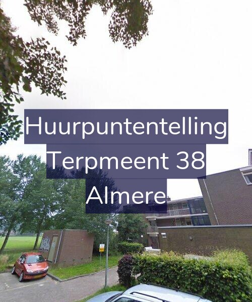 Foto gevel Huurpuntentelling voor Terpmeent 38, Almere