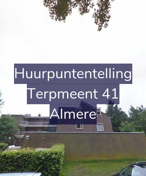 Foto gevel Huurpuntentelling voor Terpmeent 41, Almere