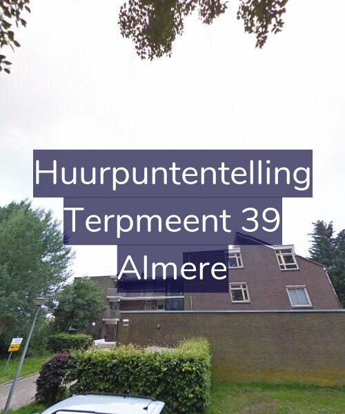 Foto gevel Huurpuntentelling voor Terpmeent 39, Almere