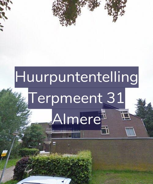 Foto gevel Huurpuntentelling voor Terpmeent 31, Almere