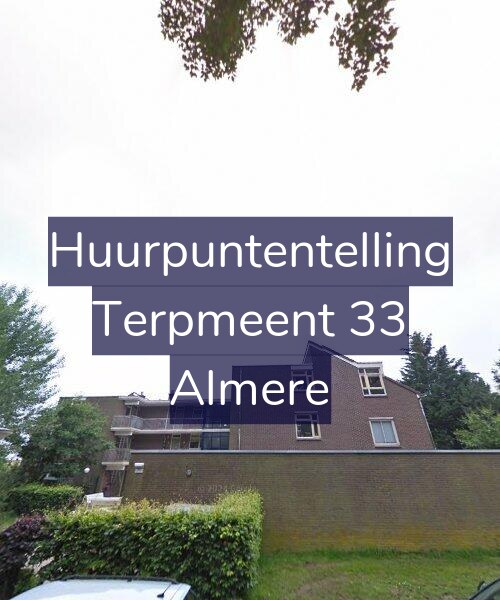 Foto gevel Huurpuntentelling voor Terpmeent 33, Almere