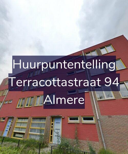 Foto gevel Huurpuntentelling voor Terracottastraat 94, Almere