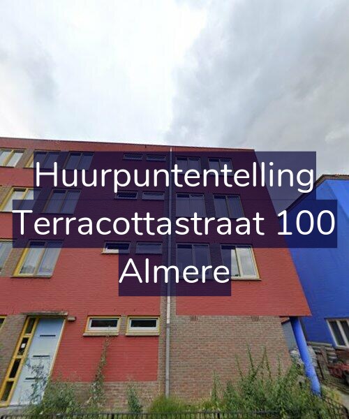 Foto gevel Huurpuntentelling voor Terracottastraat 100, Almere