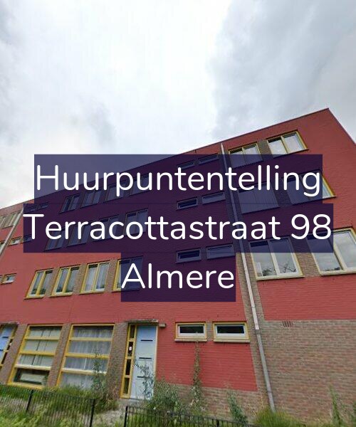 Foto gevel Huurpuntentelling voor Terracottastraat 98, Almere