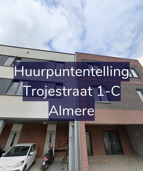 Foto gevel Huurpuntentelling voor Trojestraat 1-C, Almere