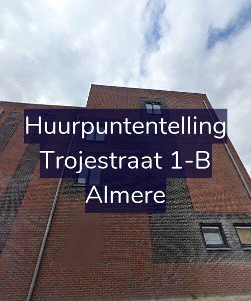 Foto gevel Huurpuntentelling voor Trojestraat 1-B, Almere