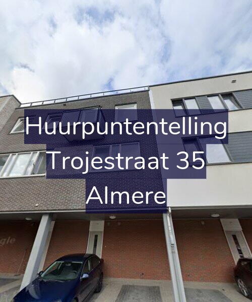 Foto gevel Huurpuntentelling voor Trojestraat 35, Almere