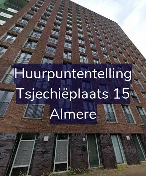 Foto gevel Huurpuntentelling voor Tsjechiëplaats 15, Almere