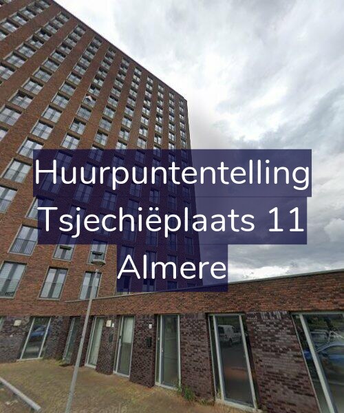 Foto gevel Huurpuntentelling voor Tsjechiëplaats 11, Almere