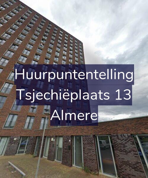 Foto gevel Huurpuntentelling voor Tsjechiëplaats 13, Almere