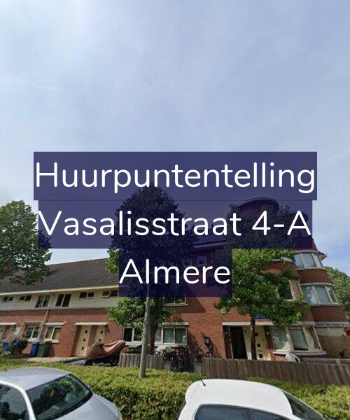Foto gevel Huurpuntentelling voor Vasalisstraat 4-A, Almere