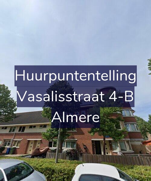 Foto gevel Huurpuntentelling voor Vasalisstraat 4-B, Almere