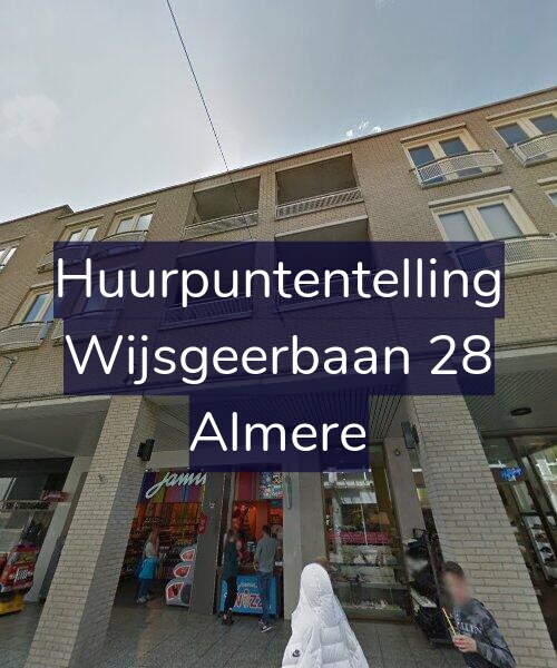 Foto gevel Huurpuntentelling voor Wijsgeerbaan 28, Almere