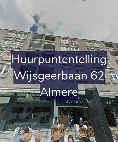 Foto gevel Huurpuntentelling voor Wijsgeerbaan 62, Almere