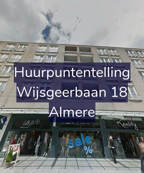 Foto gevel Huurpuntentelling voor Wijsgeerbaan 18, Almere