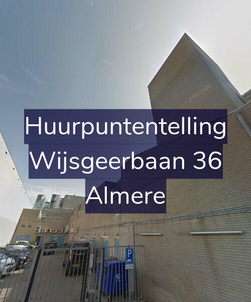 Foto gevel Huurpuntentelling voor Wijsgeerbaan 36, Almere