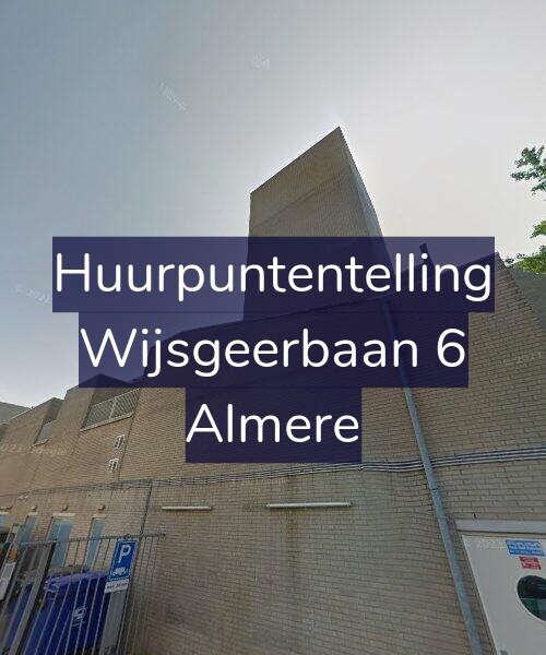 Foto gevel Huurpuntentelling voor Wijsgeerbaan 6, Almere