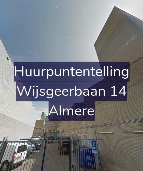 Foto gevel Huurpuntentelling voor Wijsgeerbaan 14, Almere