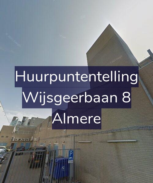 Foto gevel Huurpuntentelling voor Wijsgeerbaan 8, Almere