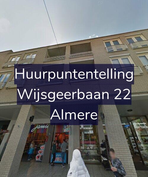 Foto gevel Huurpuntentelling voor Wijsgeerbaan 22, Almere