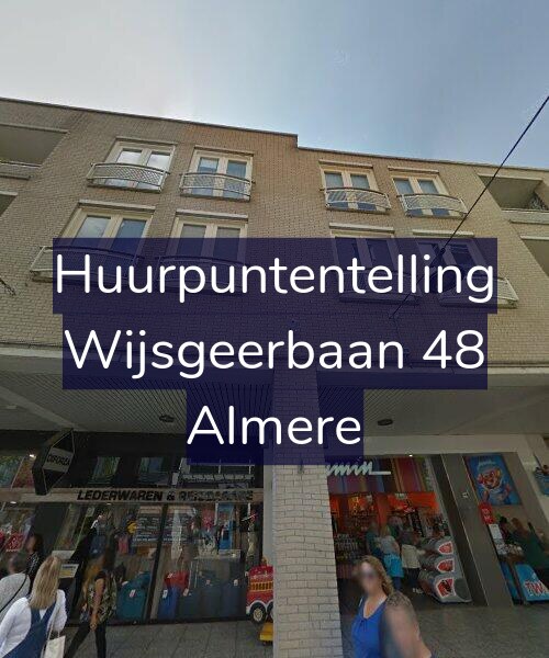 Foto gevel Huurpuntentelling voor Wijsgeerbaan 48, Almere