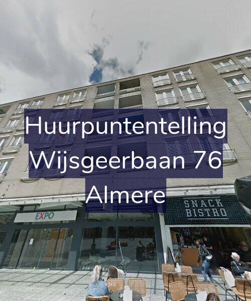Foto gevel Huurpuntentelling voor Wijsgeerbaan 76, Almere