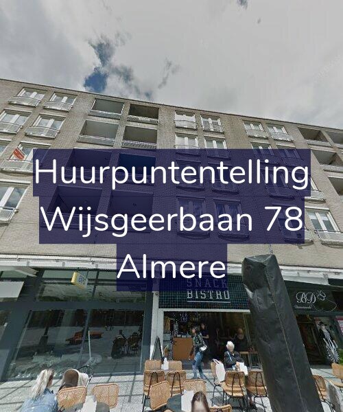 Foto gevel Huurpuntentelling voor Wijsgeerbaan 78, Almere