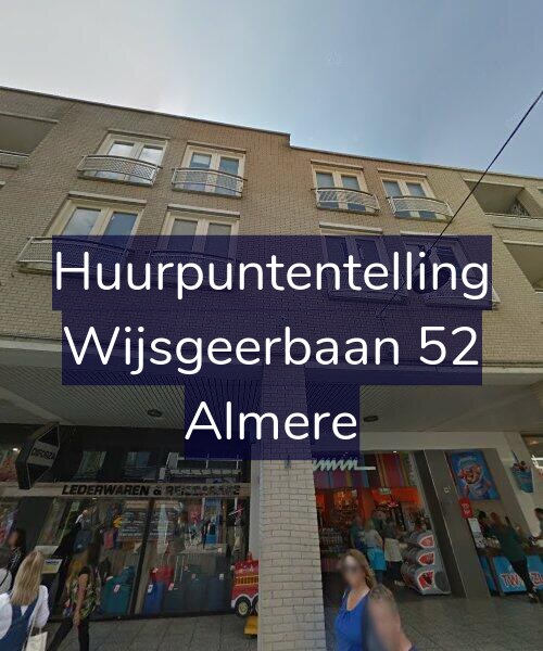 Foto gevel Huurpuntentelling voor Wijsgeerbaan 52, Almere