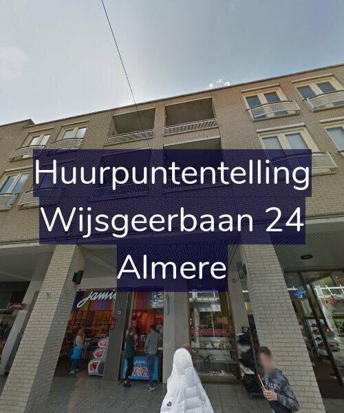 Foto gevel Huurpuntentelling voor Wijsgeerbaan 24, Almere