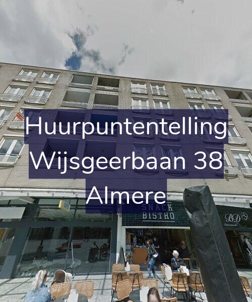 Foto gevel Huurpuntentelling voor Wijsgeerbaan 38, Almere