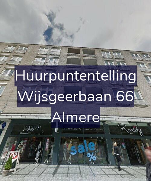 Foto gevel Huurpuntentelling voor Wijsgeerbaan 66, Almere