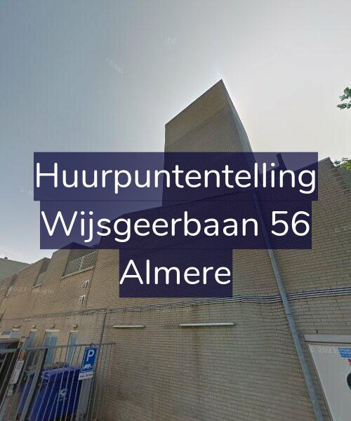 Foto gevel Huurpuntentelling voor Wijsgeerbaan 56, Almere