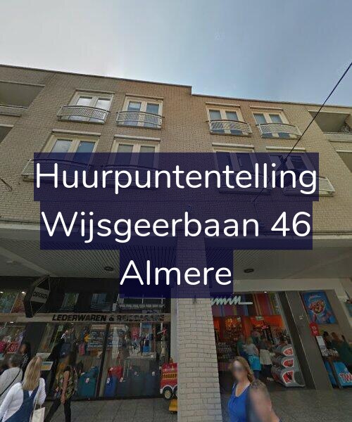 Foto gevel Huurpuntentelling voor Wijsgeerbaan 46, Almere