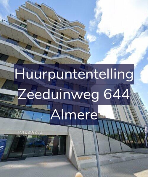 Foto gevel Huurpuntentelling voor Zeeduinweg 644, Almere
