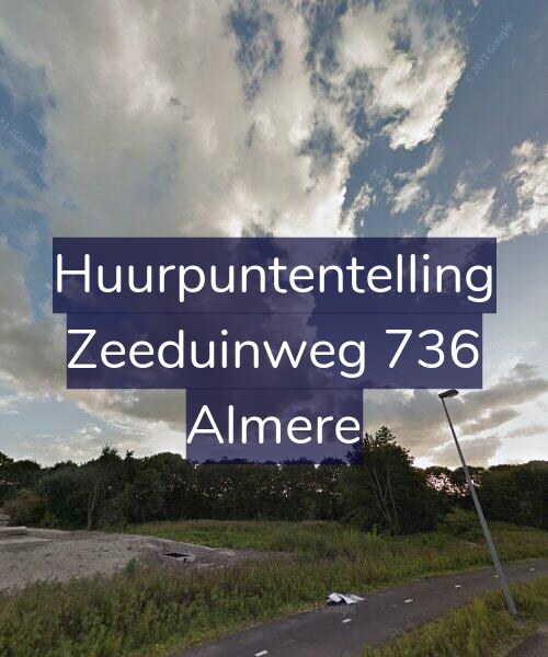 Foto gevel Huurpuntentelling voor Zeeduinweg 736, Almere