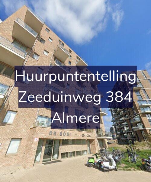 Foto gevel Huurpuntentelling voor Zeeduinweg 384, Almere