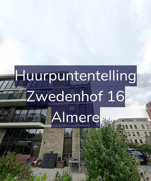 Foto gevel Huurpuntentelling voor Zwedenhof 16, Almere